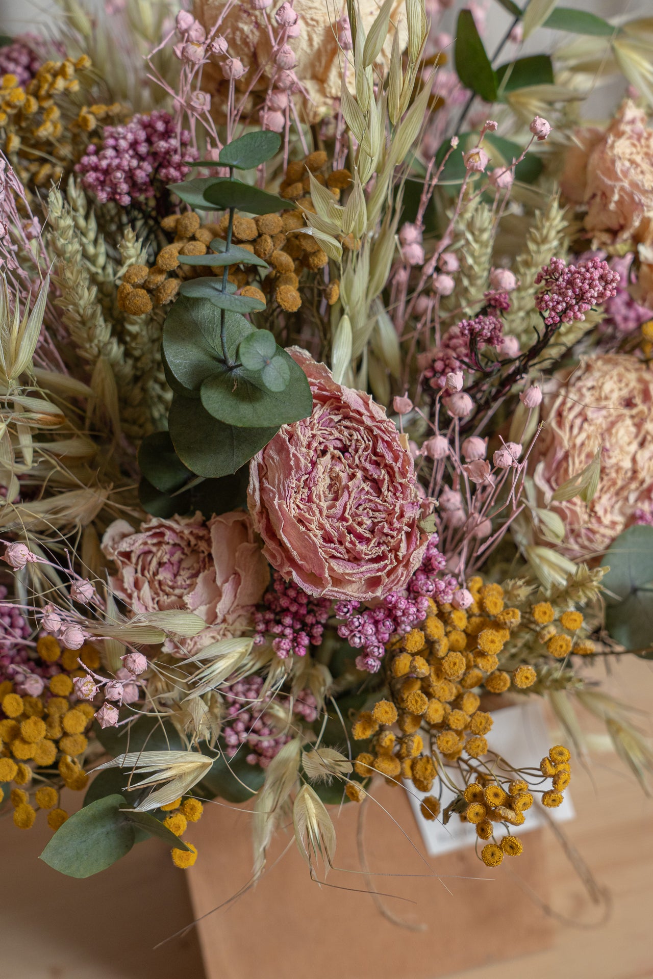 Caja de Madera Flores Preservadas 3