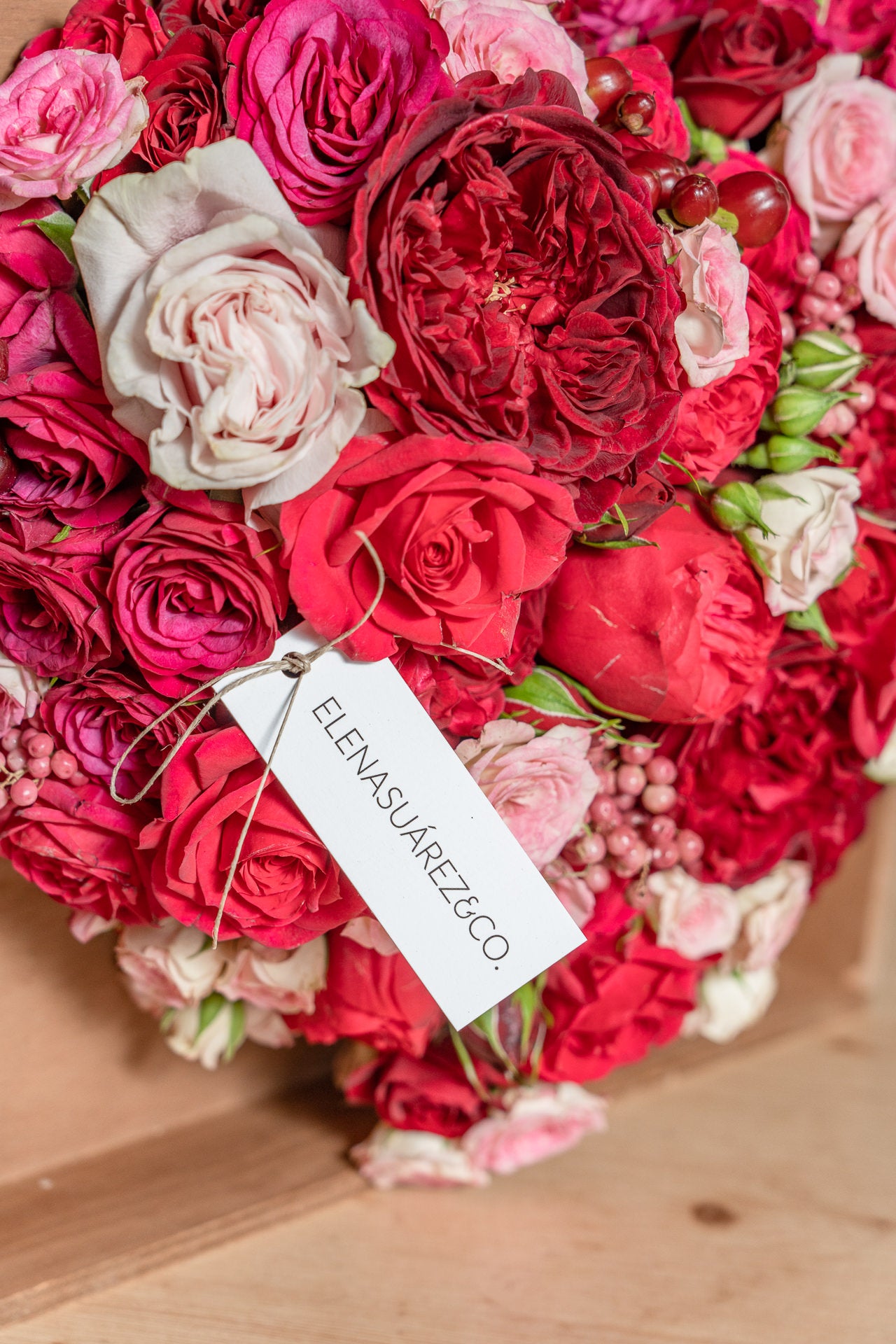 Corazón de Flores Frescas 7