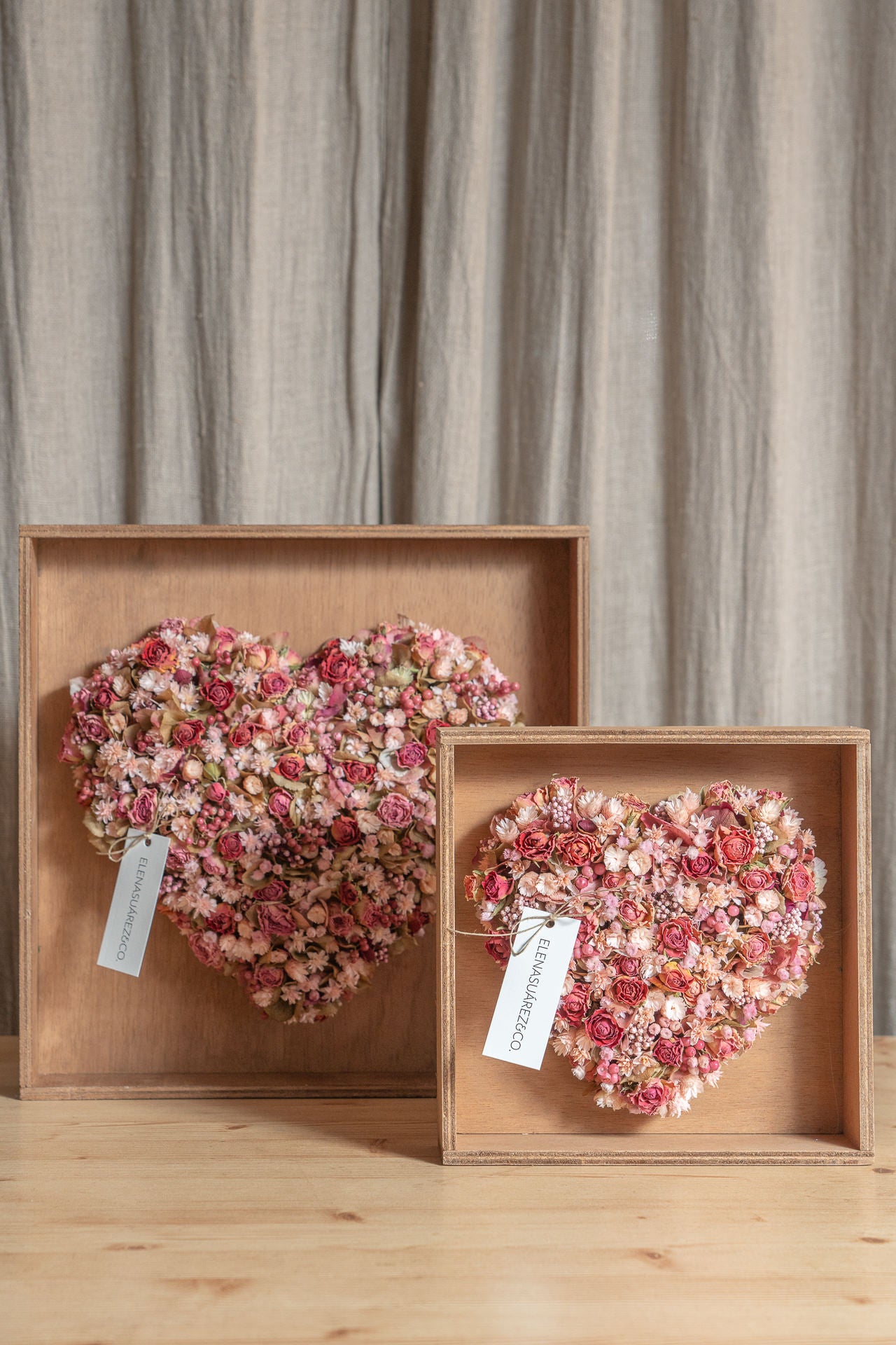 Corazón de Flores Preservadas 4