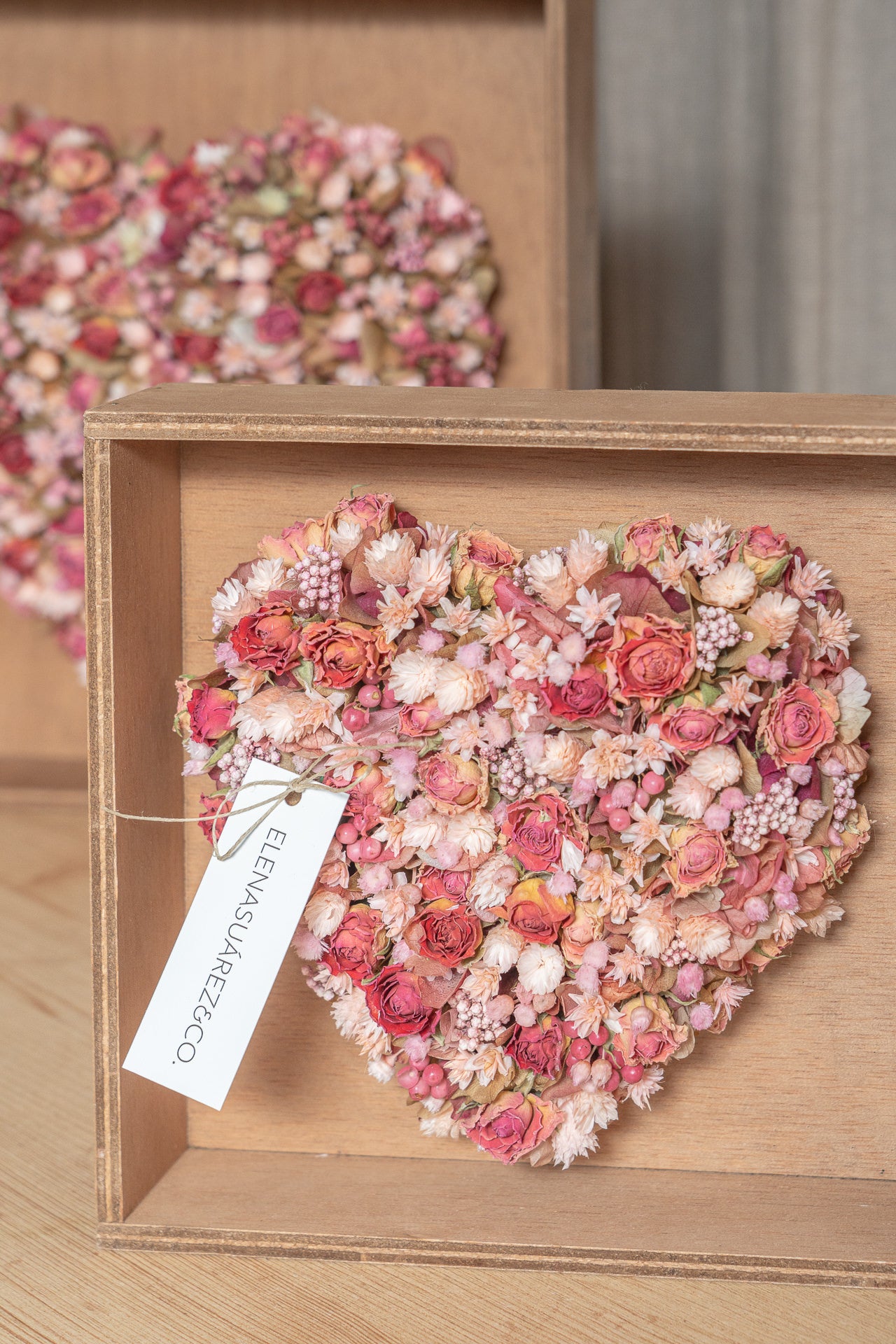 Corazón de Flores Preservadas 5