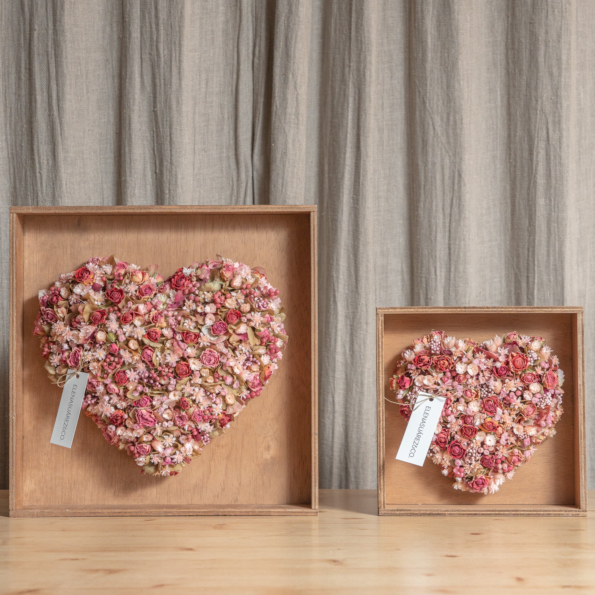 Corazón de Flores Preservadas